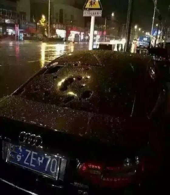 冰爆來襲，豪車遭殃，沒有停車棚怎么行？？？豪異遮陽,4000-121-696